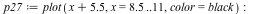 `assign`(p27, plot(`+`(x, 5.5), x = 8.5 .. 11, color = black)); -1