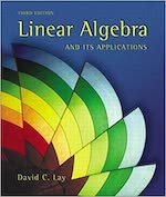 Linear Algebra by Lay, 3rd Edition